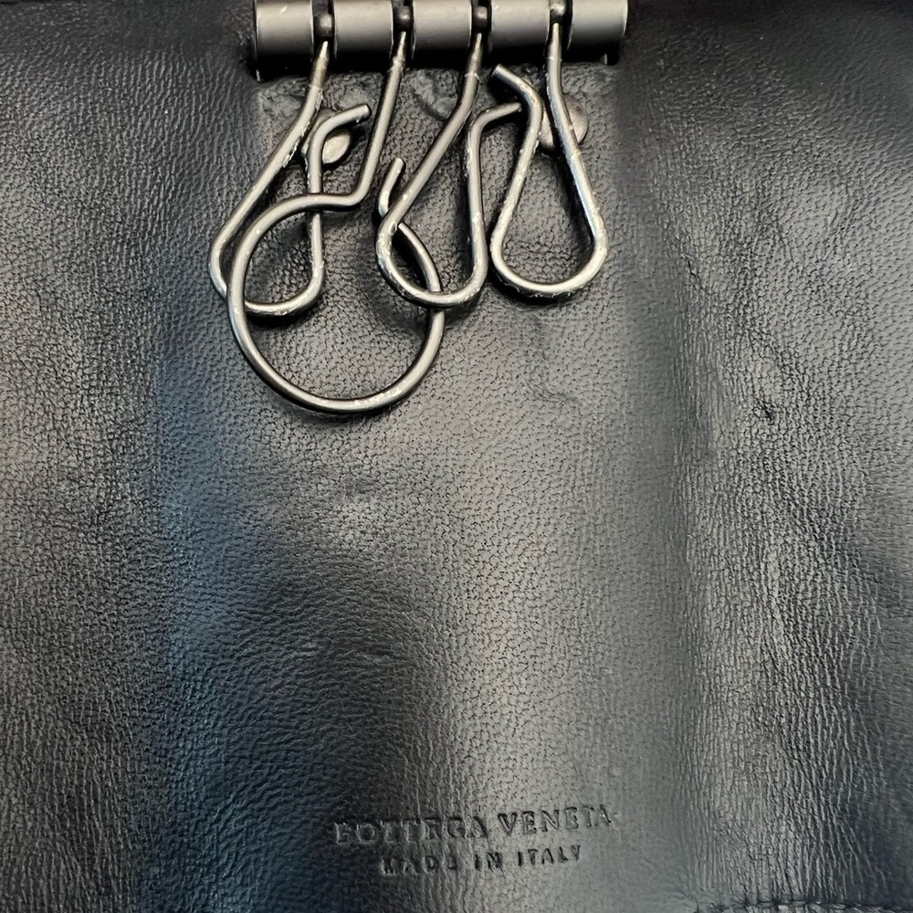 Bottega Veneta Intrecciato Lambskin Leather 4 Ring Key holder - Picture 5 of 5